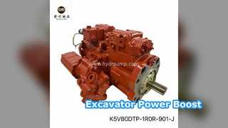Atualização da bomba da escavadeira K5V80DTP Heavy Duty Power