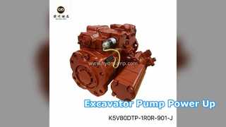 Bomba K5V80DTP da escavadeira 15 Ton Power Up