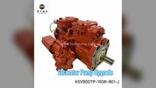 Bomba hidráulica K5V80DTP da escavadeira para 12-15 toneladas